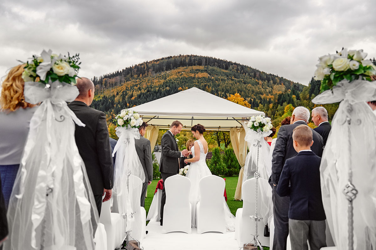 ślub w ogrodzie hotel alpin